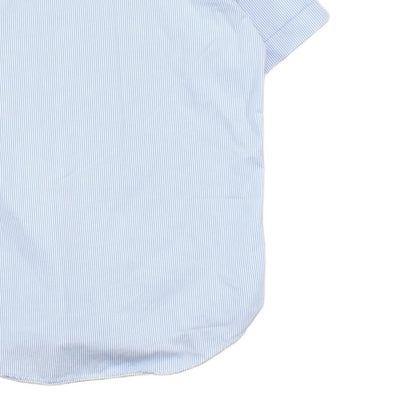 Mens Striped Shirt Classic Casual Short Sleeve