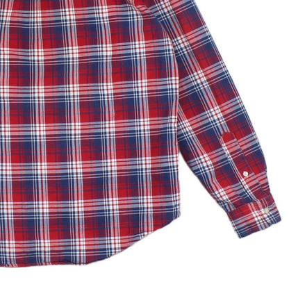 Mens Plaid Shirt Classic Fit Button Up