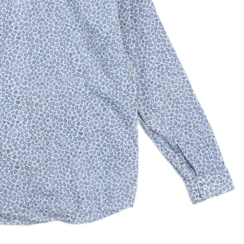 Mens Floral Shirt Long Sleeve Regular Fit