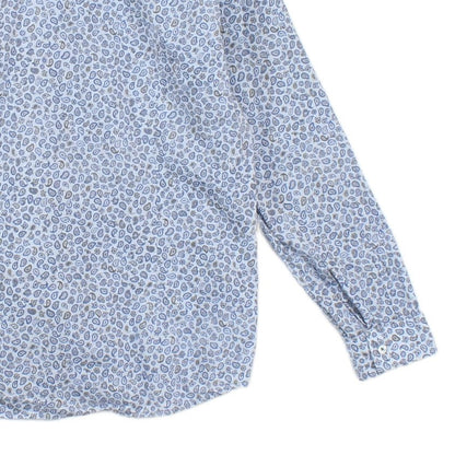 Mens Floral Shirt Long Sleeve Regular Fit