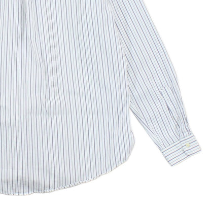 Mens Striped Shirt Custom Fit Button Down