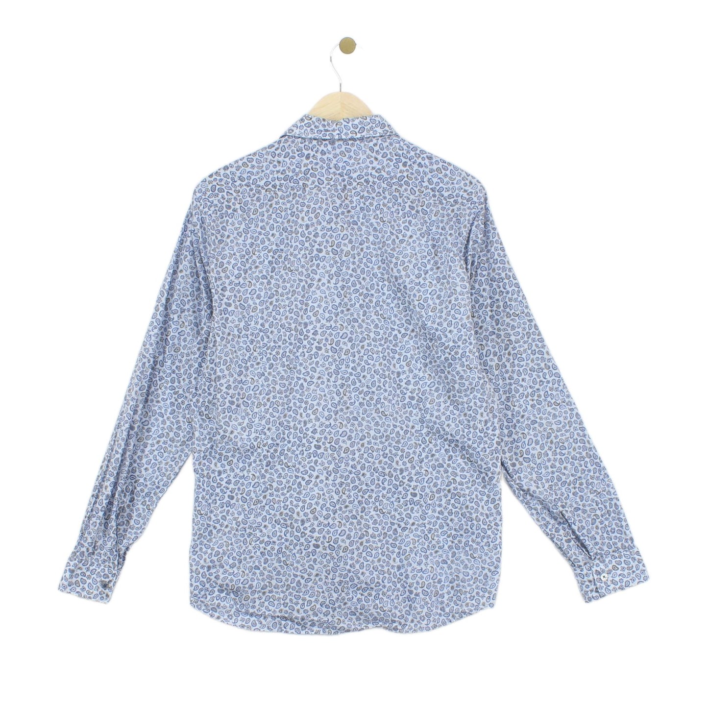 Mens Floral Shirt Long Sleeve Regular Fit