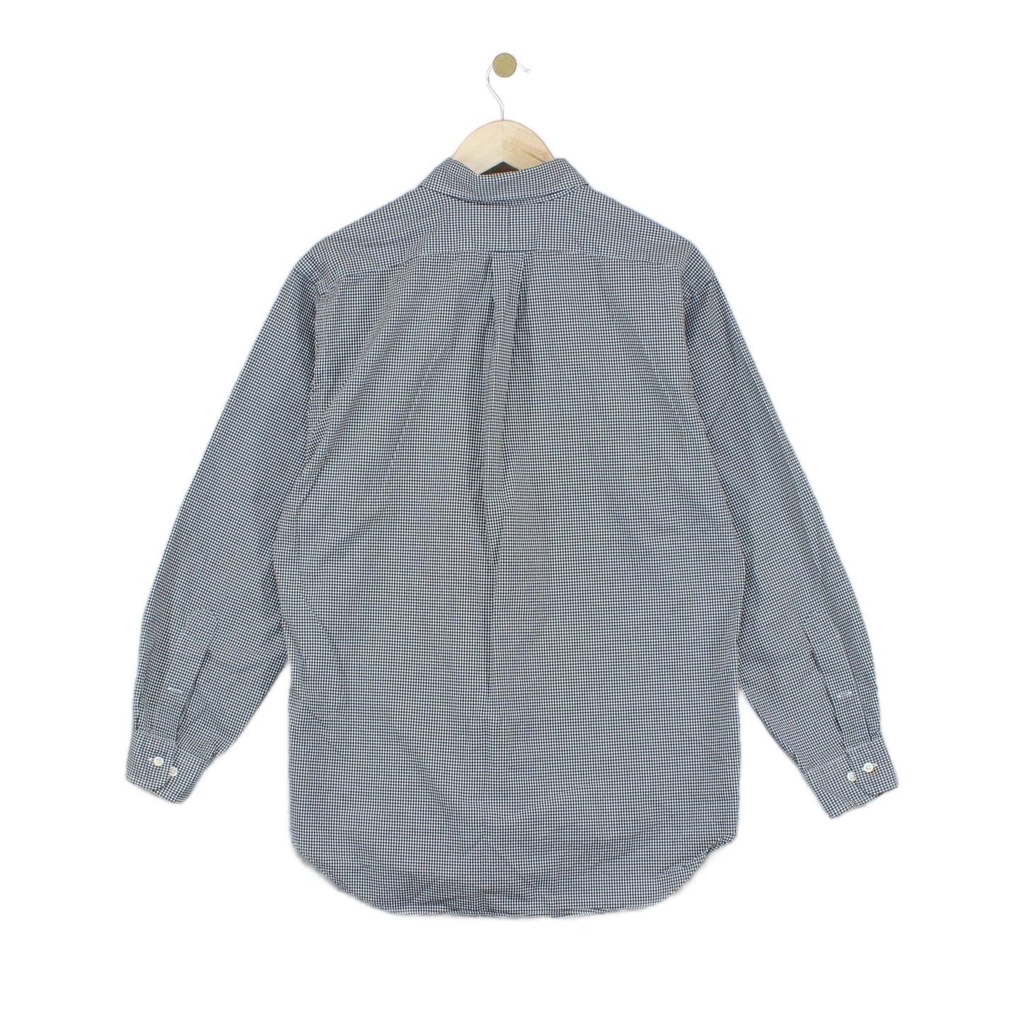 Mens Check Shirt Button Down Classic Fit