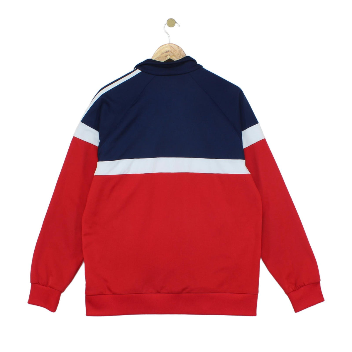 Mens Track Jacket Athletic Stripes Logo