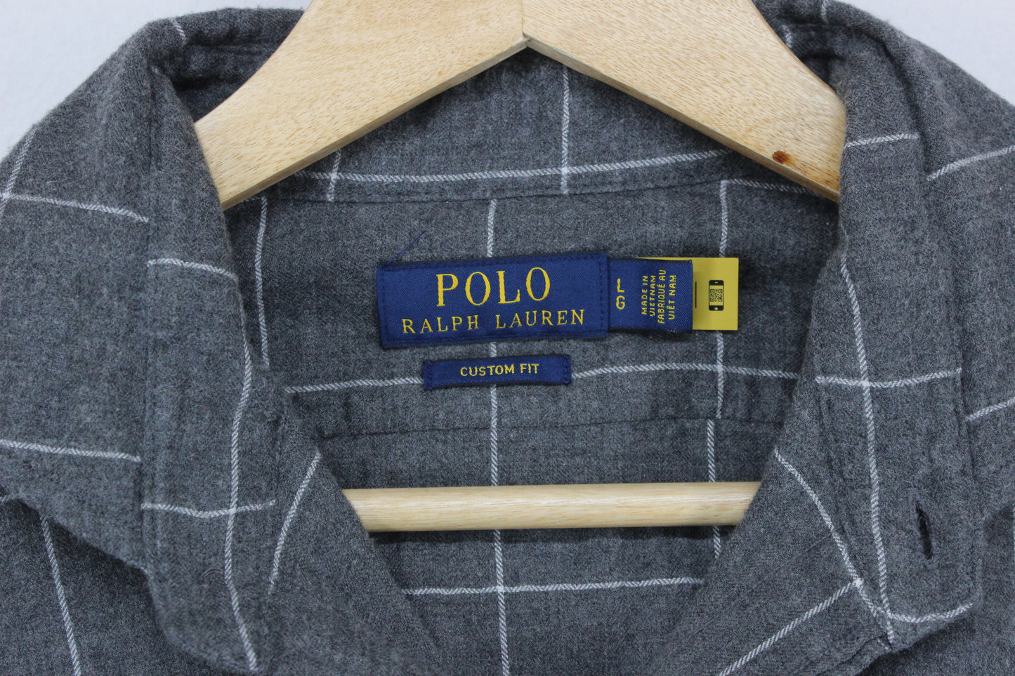 Mens Check Shirt Custom Fit Long Sleeve Plaid