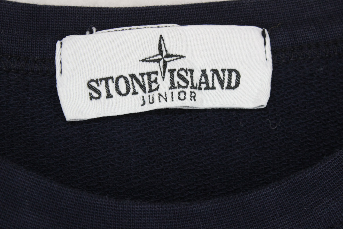 Boys Sweatshirt Crew Neck Logo Patch