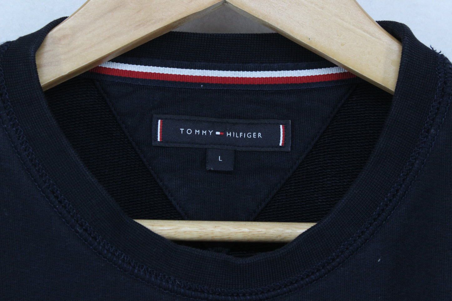 Mens Sweatshirt Embroidered Logo Crew Neck