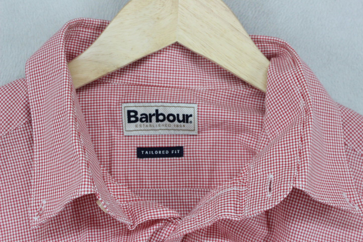 Mens Shirt Short Sleeve Tailored Button Up Check