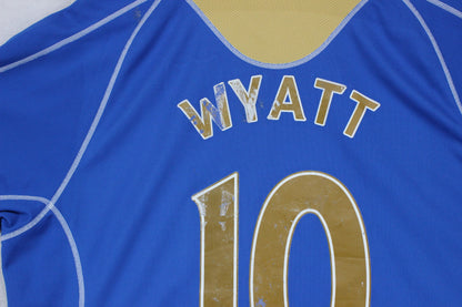 Mens Portsmouth 2007-08 Football Shirt Home Jersey #10 Wyatt