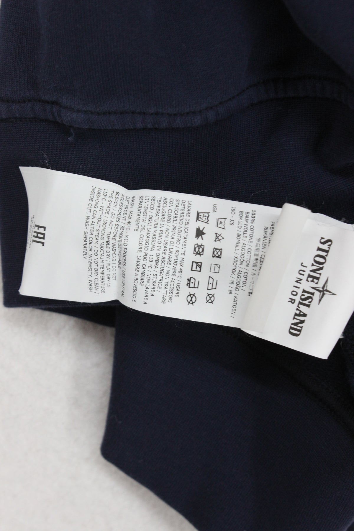 Boys Sweatshirt Crew Neck Logo Patch