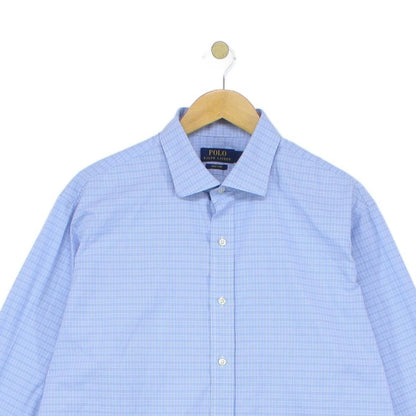 Mens Check Shirt Long Sleeve Business