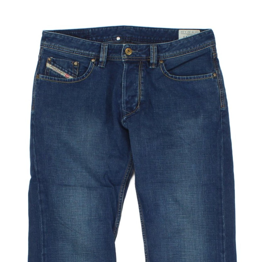 Mens Larkee Jeans Regular Straight Denim Straight