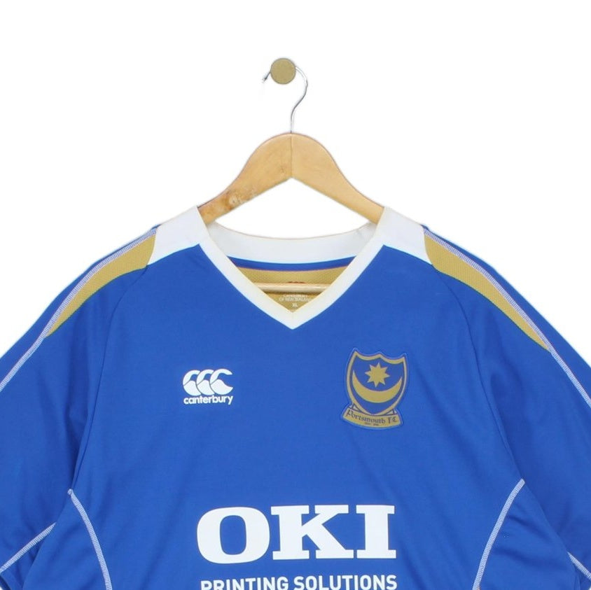 Mens Portsmouth 2007-08 Football Shirt Home Jersey #10 Wyatt