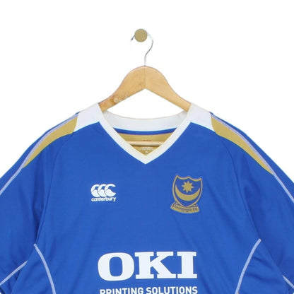 Mens Portsmouth 2007-08 Football Shirt Home Jersey #10 Wyatt