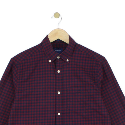 Mens Check Shirt Long Sleeve Regular Fit