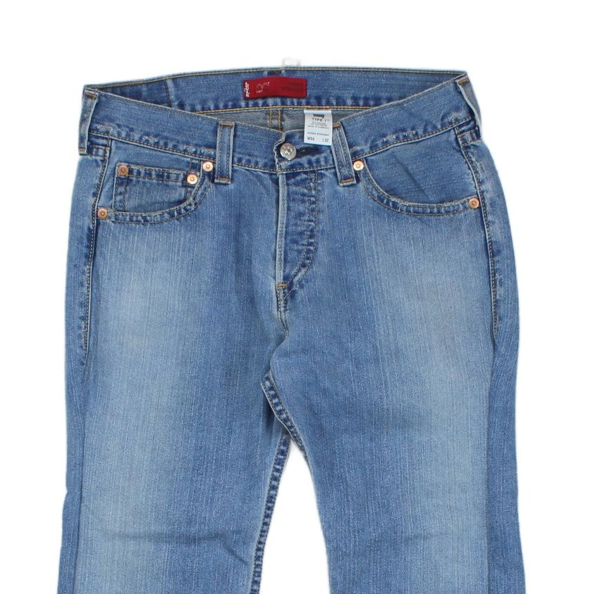 Mens Jeans Denim Straight Leg