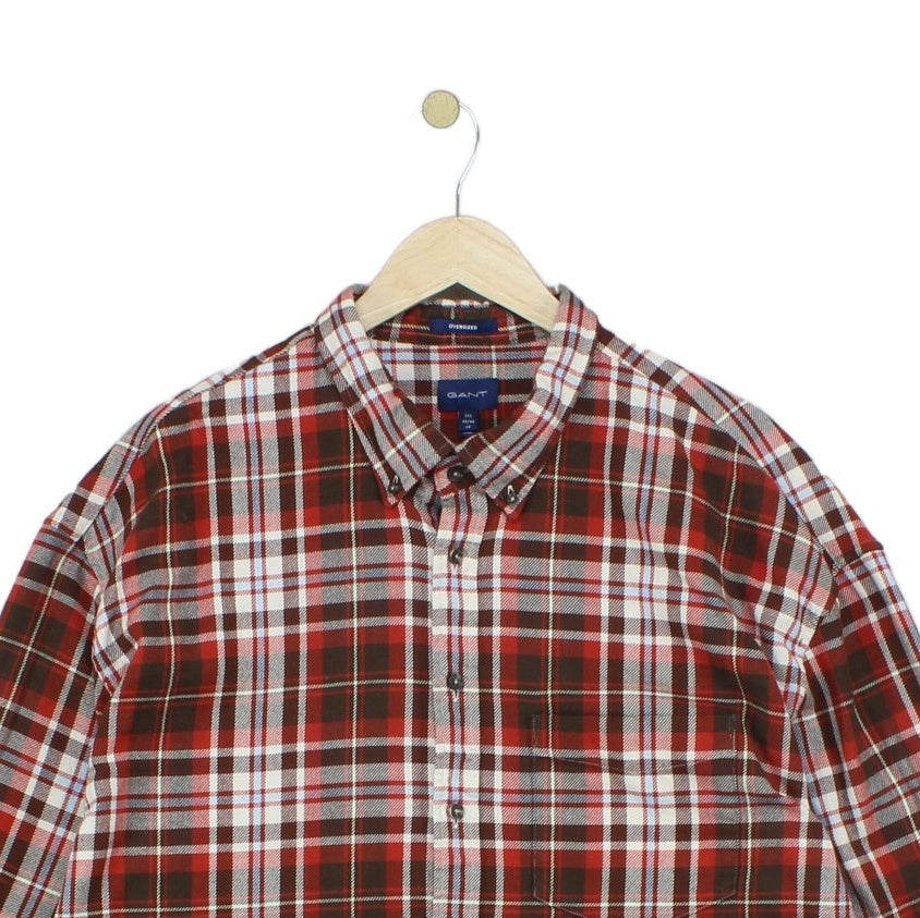 Mens Flannel Shirt Oversized Plaid