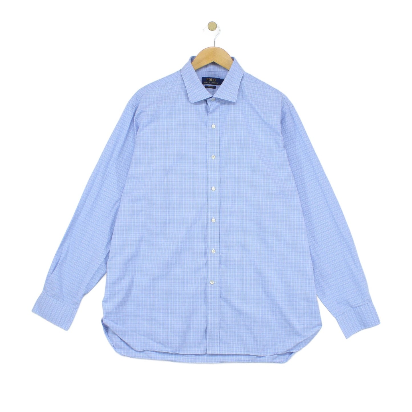 Mens Check Shirt Long Sleeve Business
