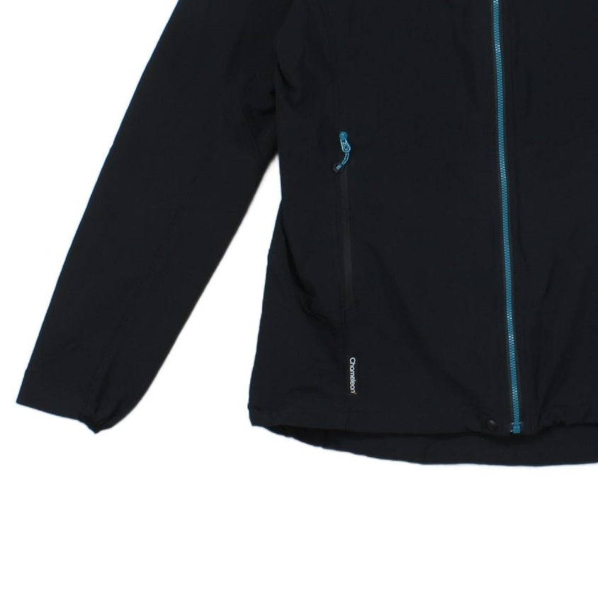 Womens Softshell Jacket Hooded Outdoor Zip