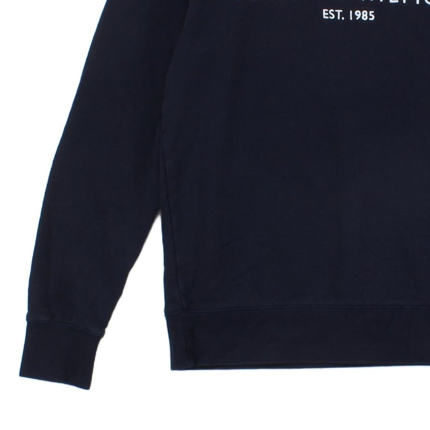 Mens Sweatshirt Embroidered Logo Crew Neck