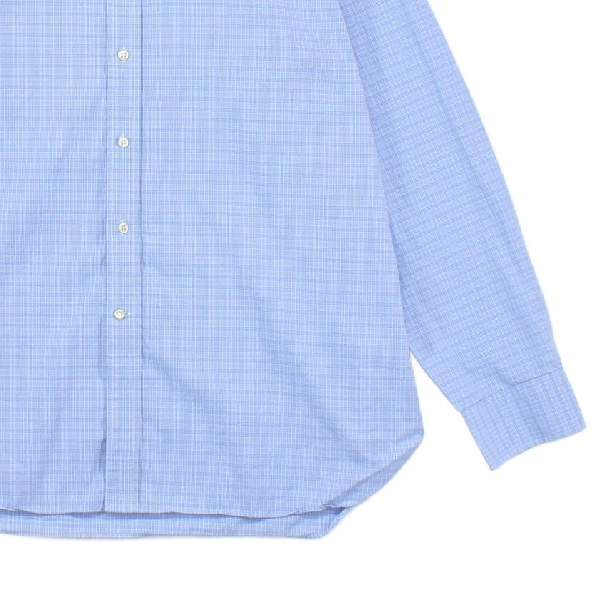 Mens Check Shirt Long Sleeve Business