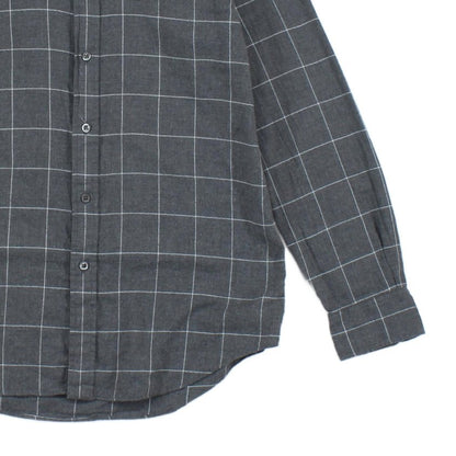 Mens Check Shirt Custom Fit Long Sleeve Plaid