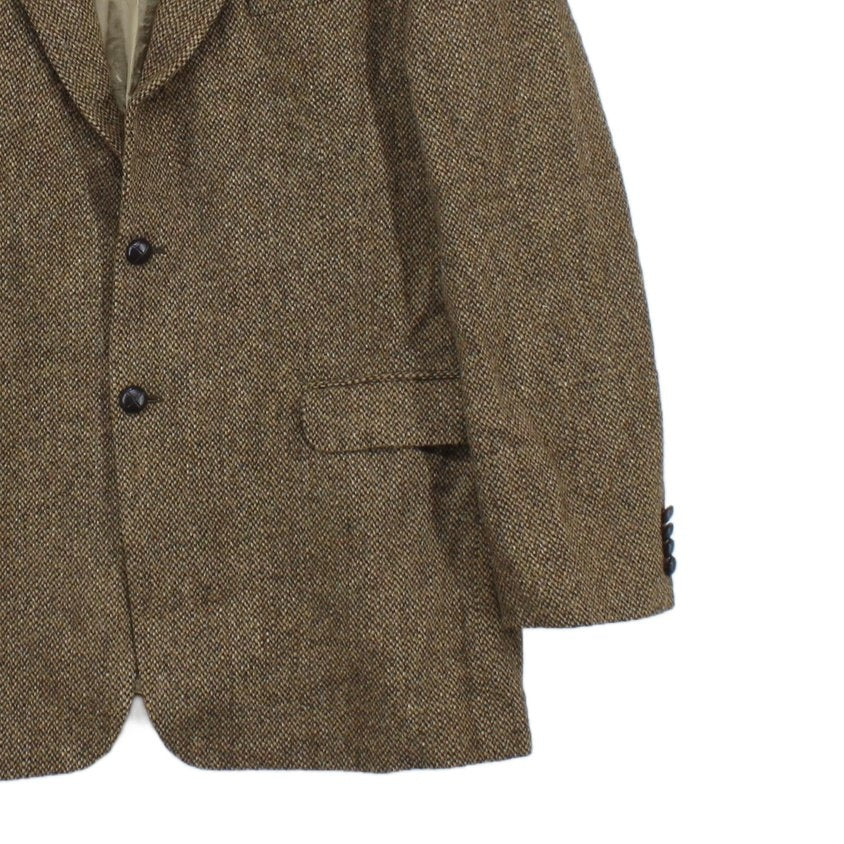 Mens Harris Tweed Blazer Long Wool