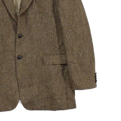 Mens Harris Tweed Blazer Long Wool