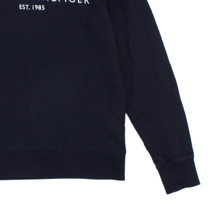 Mens Sweatshirt Embroidered Logo Crew Neck