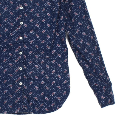 Womens Paisley Shirt Fitted Long Sleeve