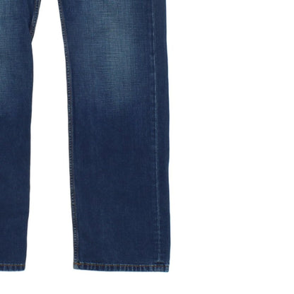 Mens Larkee Jeans Regular Straight Denim Straight