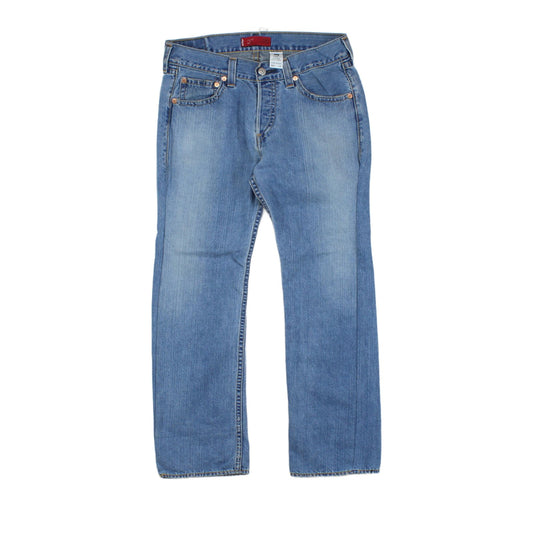 Mens Jeans Denim Straight Leg