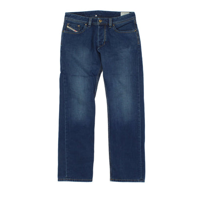 Mens Larkee Jeans Regular Straight Denim Straight