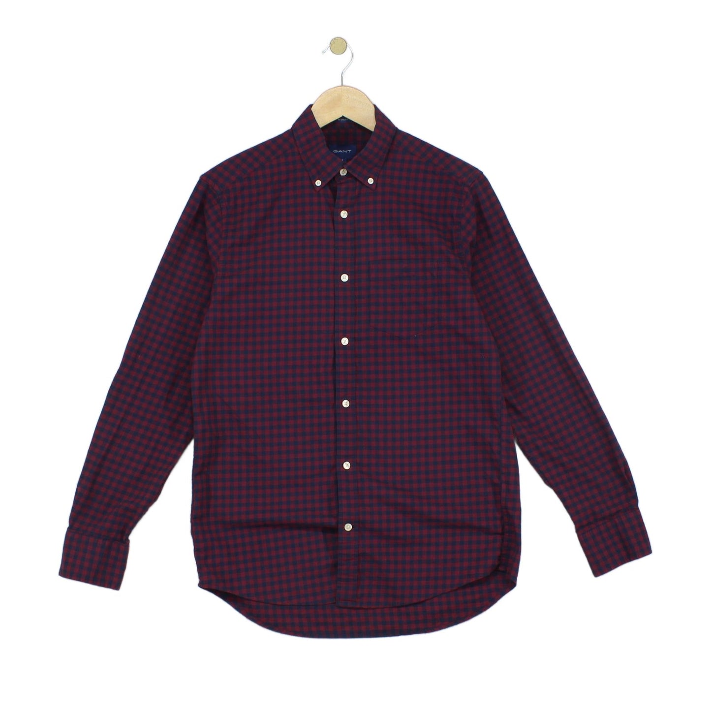 Mens Check Shirt Long Sleeve Regular Fit