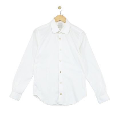 Mens Shirt Stretch Slim Fit Made In Italy