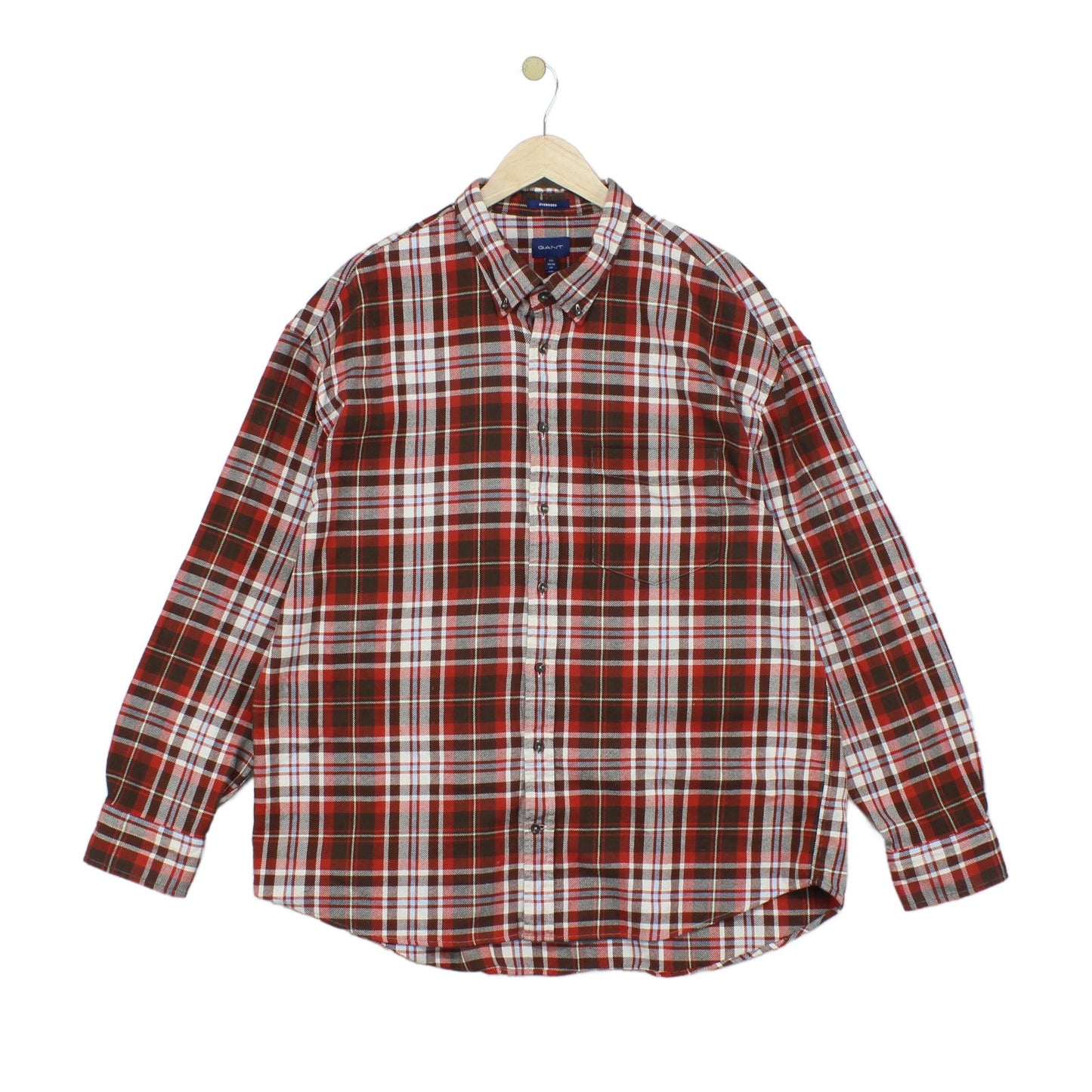 Mens Flannel Shirt Oversized Plaid