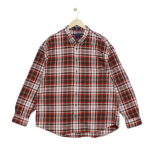 Mens Flannel Shirt Oversized Plaid