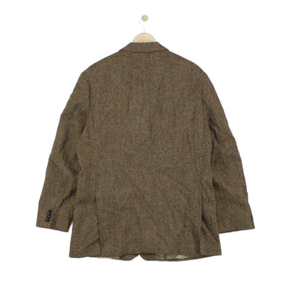 Mens Harris Tweed Blazer Long Wool