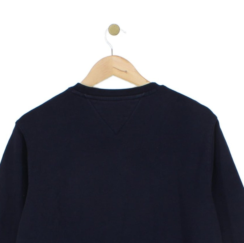 Mens Sweatshirt Embroidered Logo Crew Neck