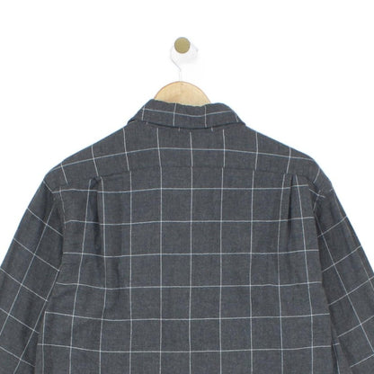 Mens Check Shirt Custom Fit Long Sleeve Plaid