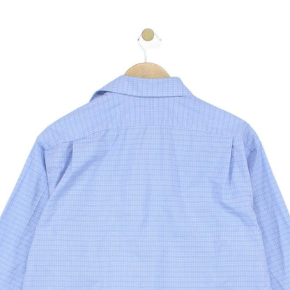 Mens Check Shirt Long Sleeve Business