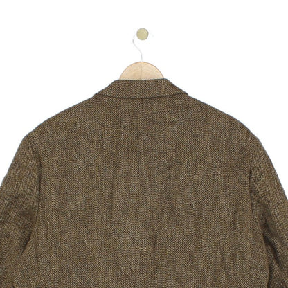 Mens Harris Tweed Blazer Long Wool