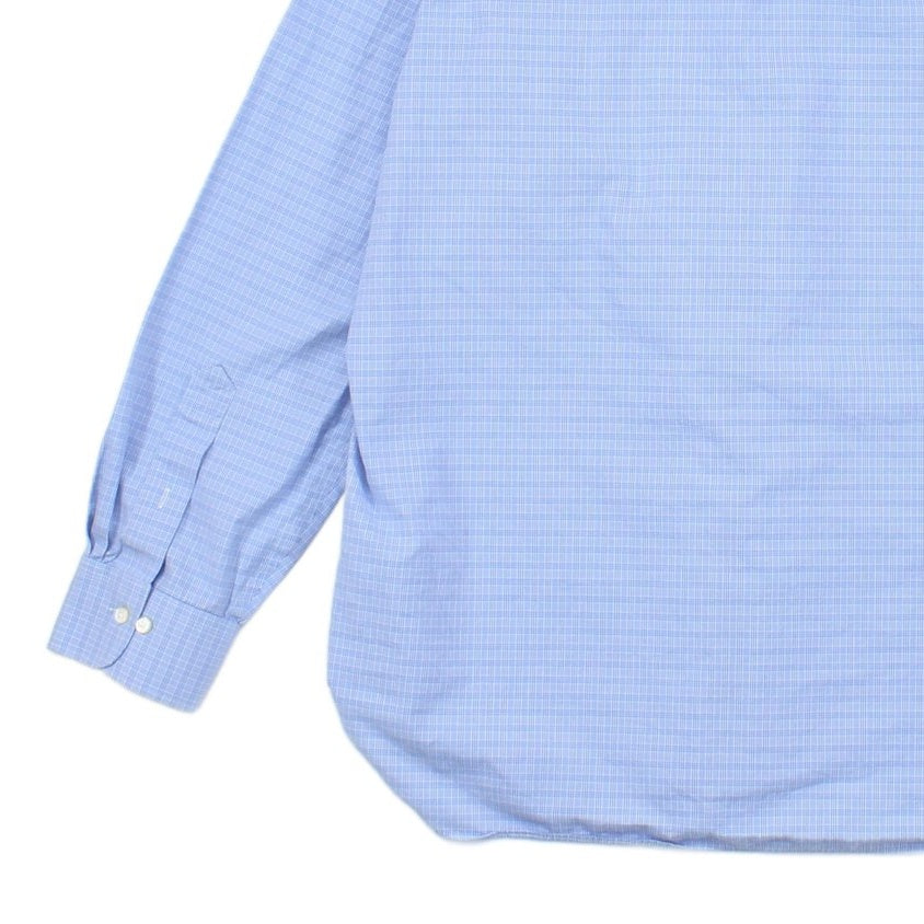 Mens Check Shirt Long Sleeve Business