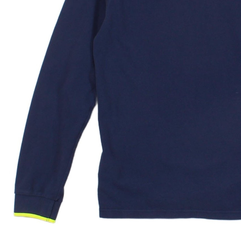Mens Polo Shirt Made In Portugal Long Sleeve Button Cotton