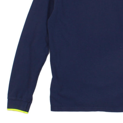 Mens Polo Shirt Made In Portugal Long Sleeve Button Cotton