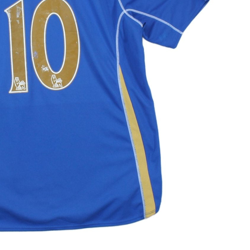 Mens Portsmouth 2007-08 Football Shirt Home Jersey #10 Wyatt