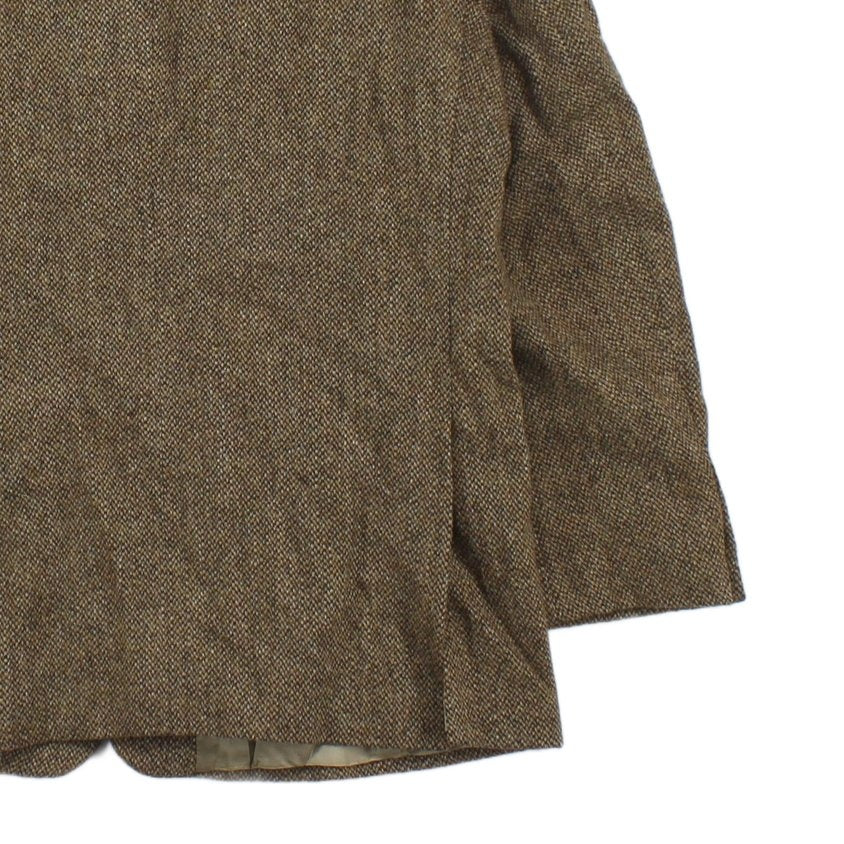 Mens Harris Tweed Blazer Long Wool