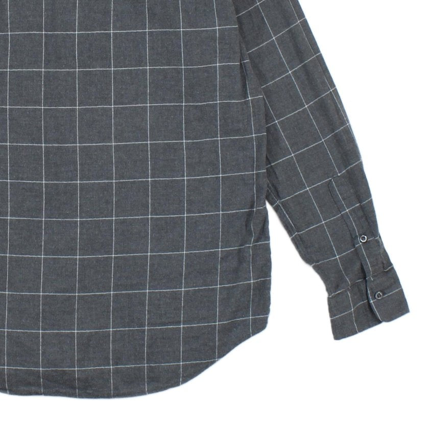 Mens Check Shirt Custom Fit Long Sleeve Plaid