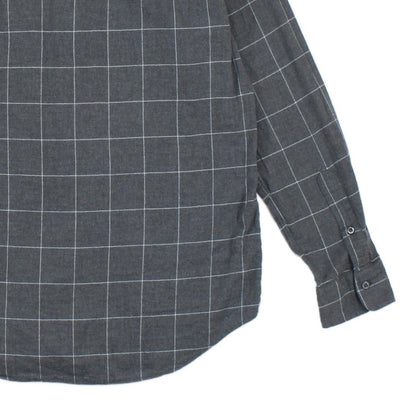 Mens Check Shirt Custom Fit Long Sleeve Plaid