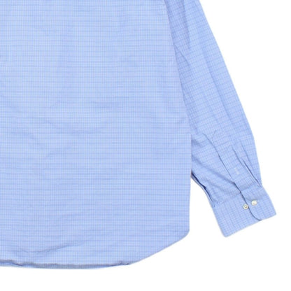Mens Check Shirt Long Sleeve Business